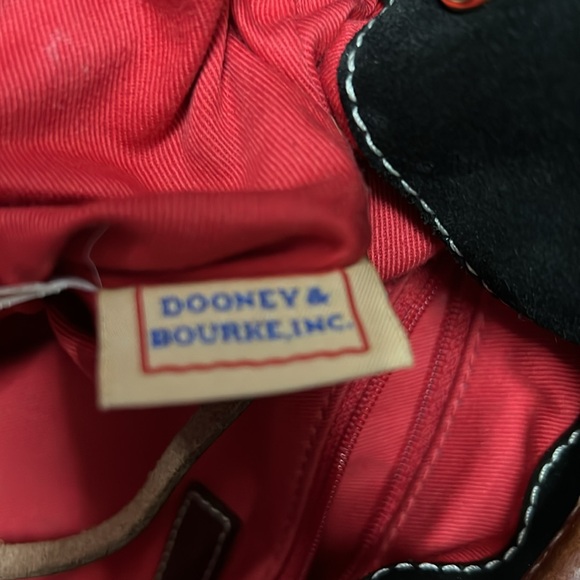 Dooney & Bourke Black Suede Shoulder Bag EUC - Picture 11 of 14